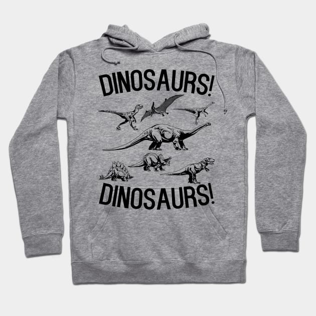 Cute Dinosaur Hoodie by kapotka